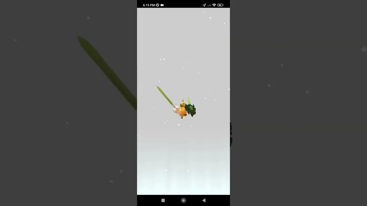 Pokémon GO-Evolving Shiny Galarian Farfetch'd
