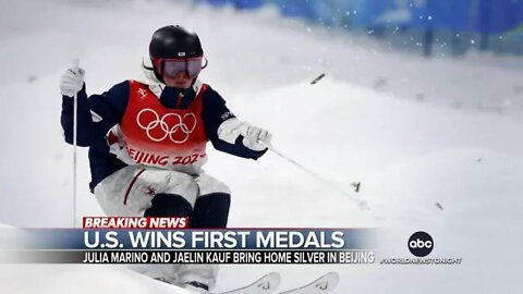 Team USA wins first medals at winter Olympics