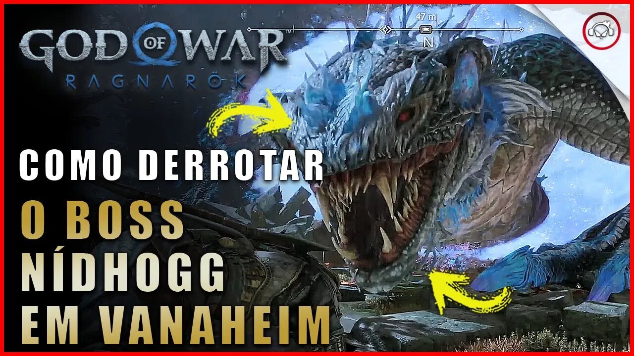 God of war Ragnarok, Como derrotar o Boss Nídhogg em Vanaheim | Super dica