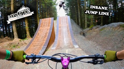 We Take On the UK's Sickest Jump Track! 50:1 Line at Revolution Bike Park