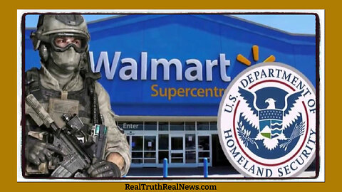 ❇️ Walmarts Are Military Bases? Could This Be a Possibility? 🤔 Seems Pretty Far-Fetched to Me But You Be the Judge...