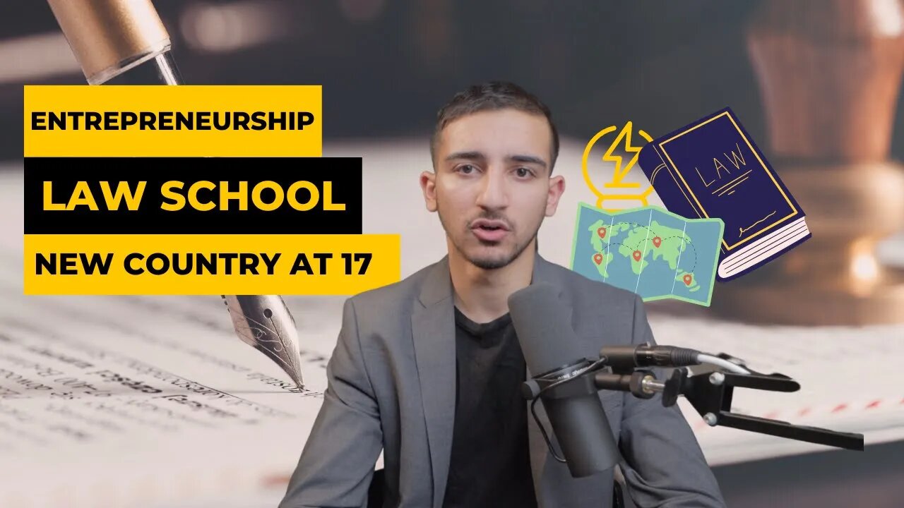 MOVING TO ANOTHER COUNTY & QUITTING ENTREPRENEURSHIP TO BECOME A LAWYER AT 17? (1 TAKE)