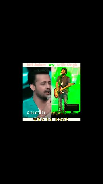 Song battle 💥❤️🔥 || Atif Aslam Vs Arijit Singh X main rang sharbaton #shorts #atifaslam #arijitsingh
