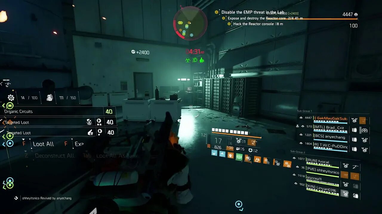 Farming countdown | The Division 2