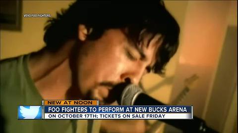 Foo Fighters concert scheduled at new Milwaukee Bucks arena this Fall