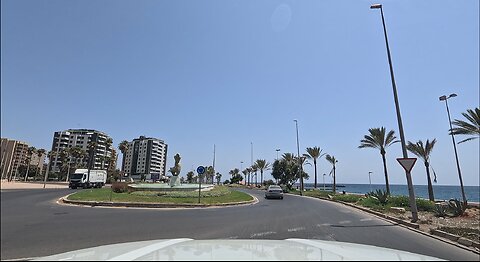 Almeria Spain Driving