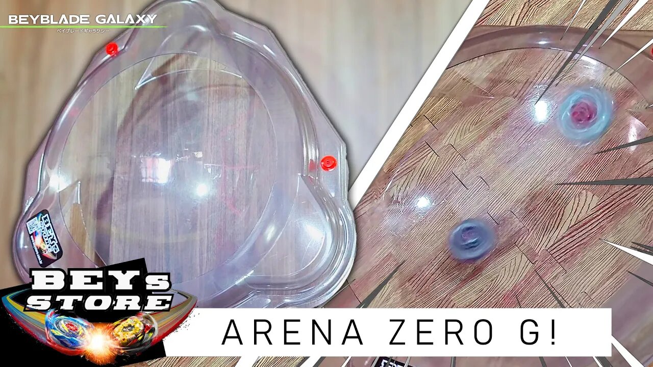 A arena de METAL FIGHT BEYBLADE ZERO G da BEYS STORE é incrível!