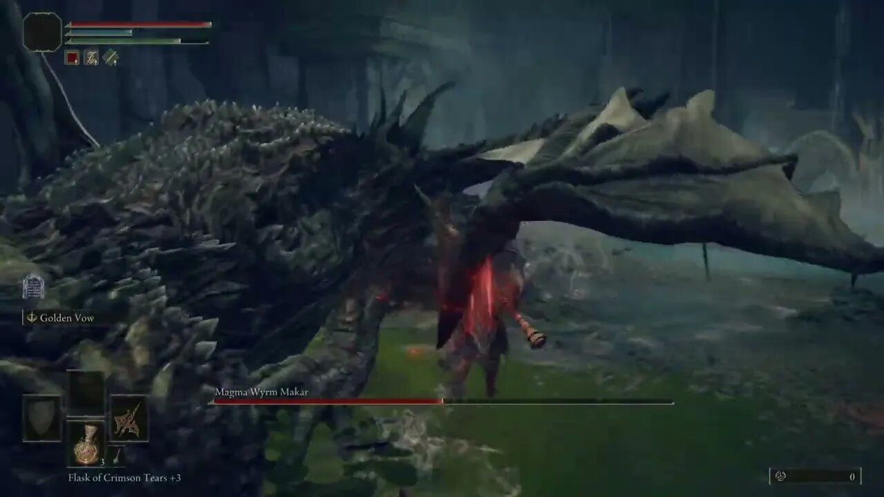 Elden Ring Magma Wyrm Makar Solo No Summons No Magic No Bleeds Strength Only