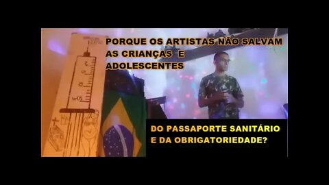 PORQUE OS ARTISTAS NÃO SALVAM AS CRI@NÇ@S? MPB-MUSICAL e CONSCIENTIZAÇÃO- Live antiga!