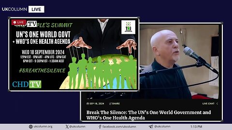 One Health, One World: UN’s Global Agenda and the Push for Centralised Governance - UK Column News