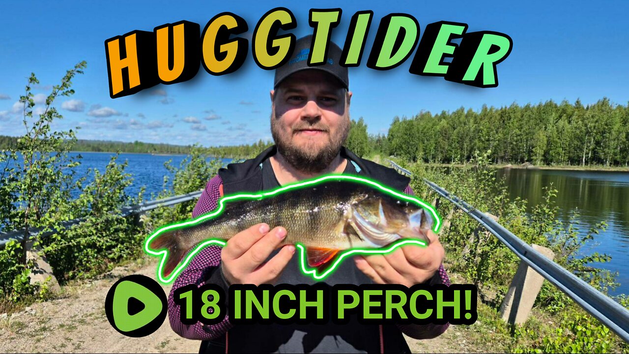 18 inches perch catched by my friend! w/ English Subtitles