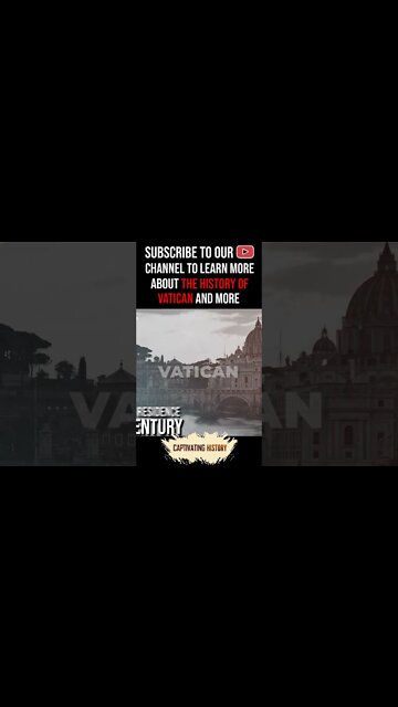 When did the Vatican Start Being Used as a Papal Residence? #shorts