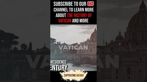 When did the Vatican Start Being Used as a Papal Residence? #shorts