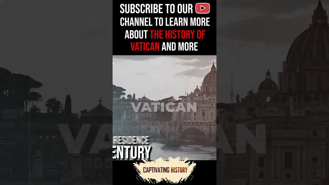 When did the Vatican Start Being Used as a Papal Residence? #shorts