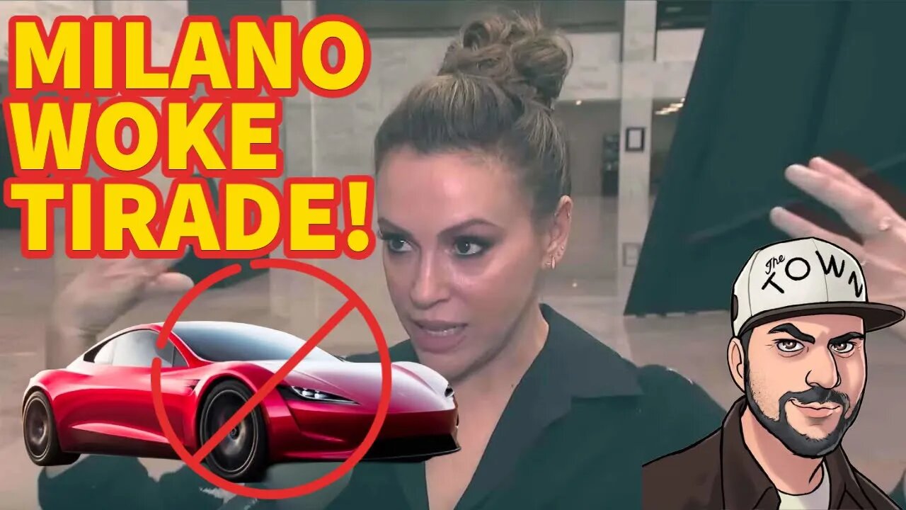 UNHINGED Alyssa Milano Takes MASSIVE L With WOKE TWITTER RANT Against Tesla Cars!