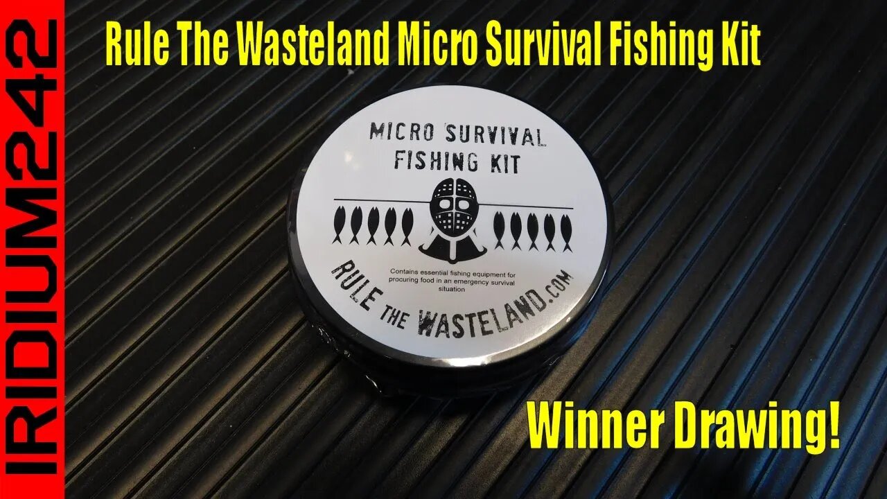 Rule The Wasteland Micro Survival Fishing Kit Winners Drawing!