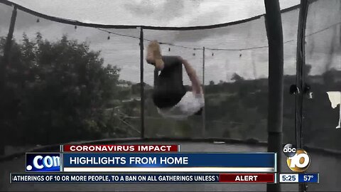 Highlights from home: Sports workouts