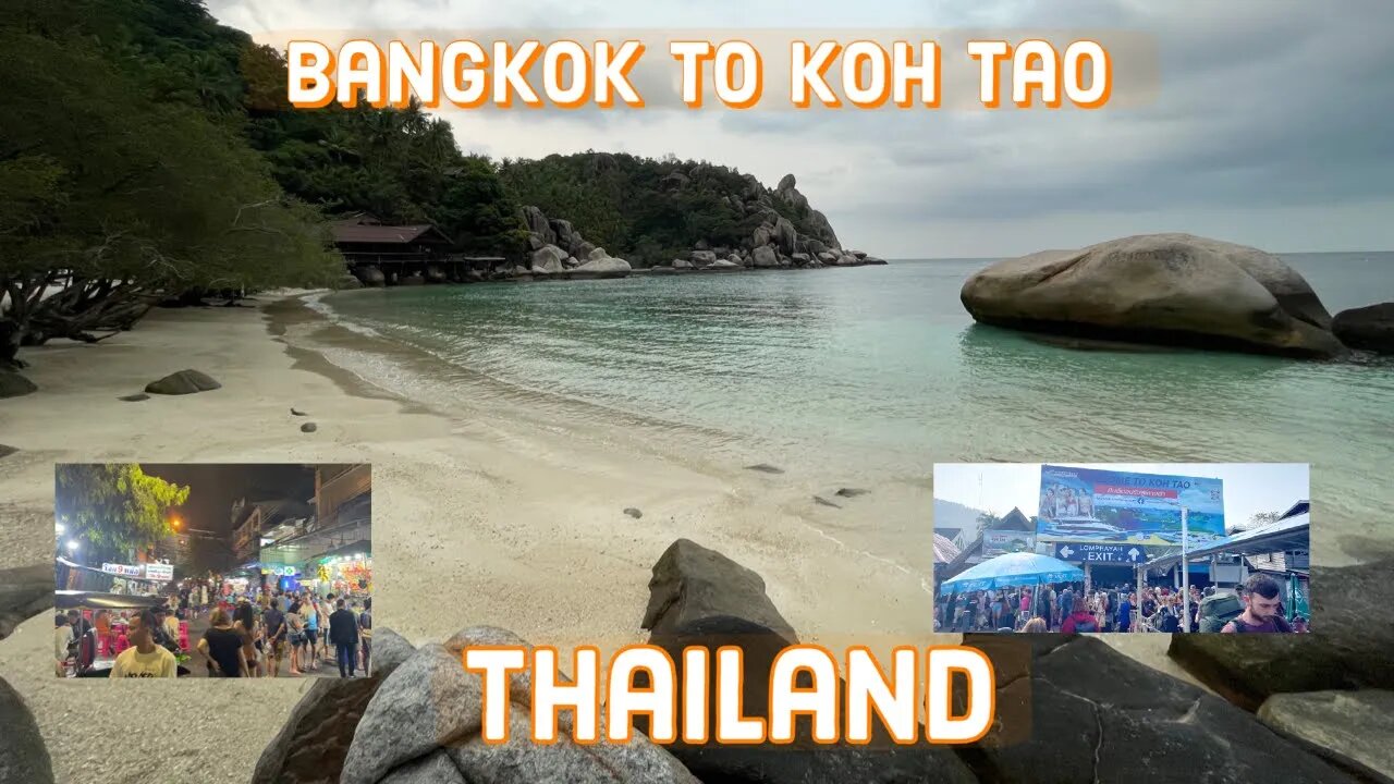 How to get to Koh Tao Island from Bangkok - Bus & Ferry for 1,250 Baht