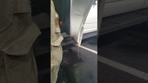 Draining excess blinker fluid