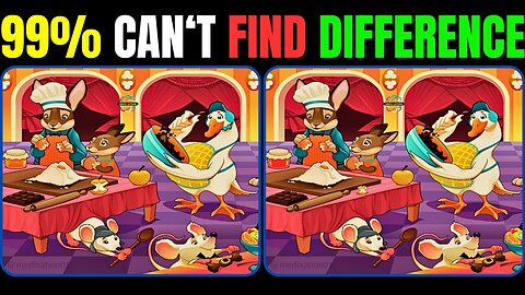 Spot The Difference : Only Genius Find ALL [ Find The Difference #13]