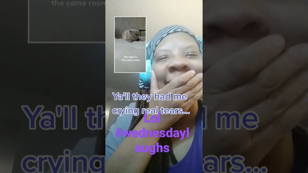 Wednesday laughs