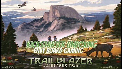 Trailblazer: The John Muir Trail Kickstarter Unboxing