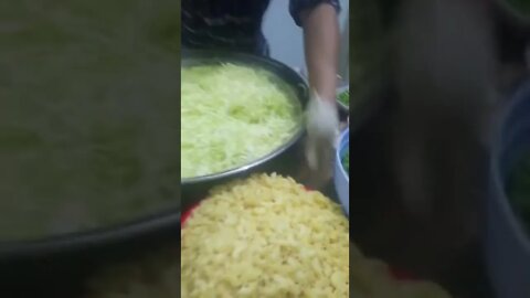 Noodles Street Food Processing #ytshorts #shorts #Food #Streetfood #UpFoodReview