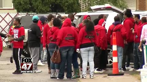 Vehicle hits protestors during strike in Flint