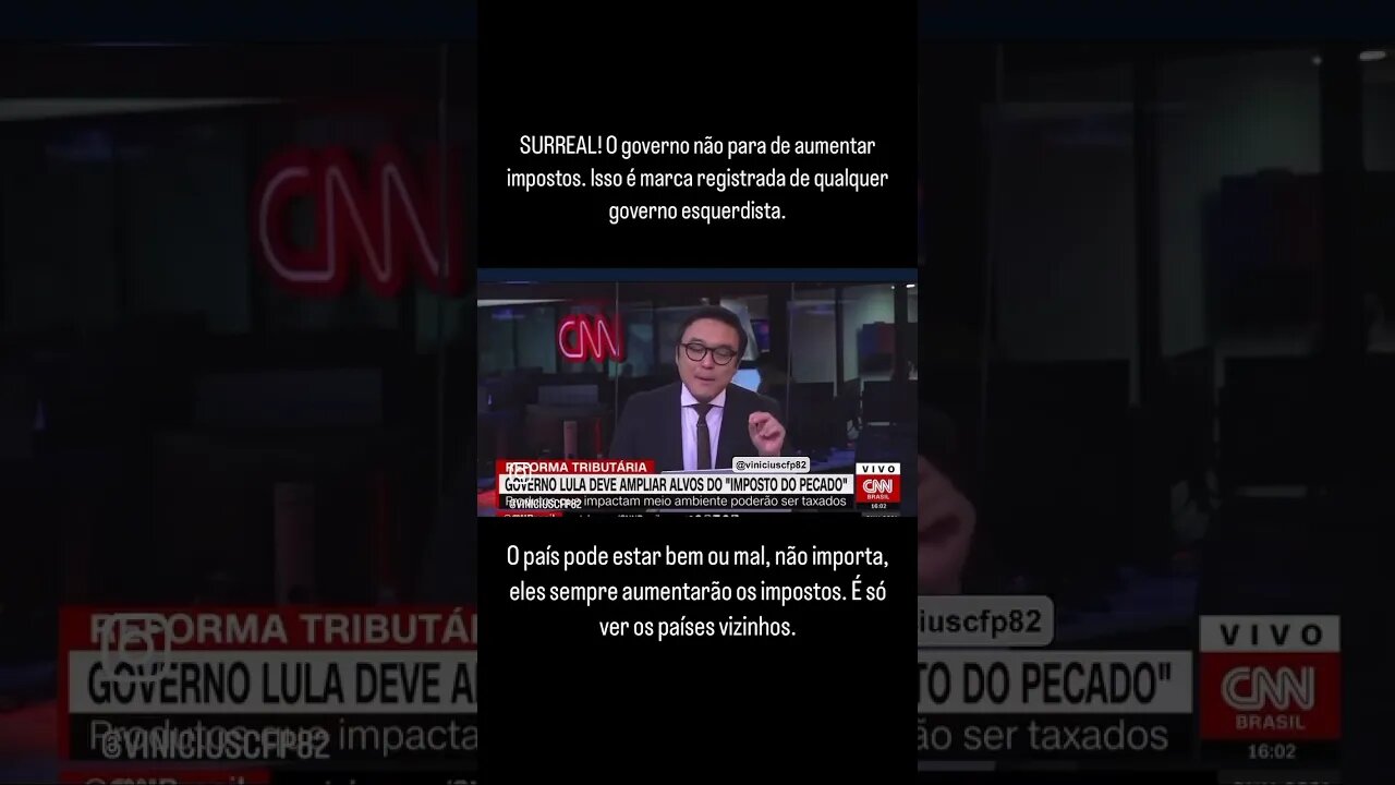 SURREAL! O governo não para de aumentar impostos