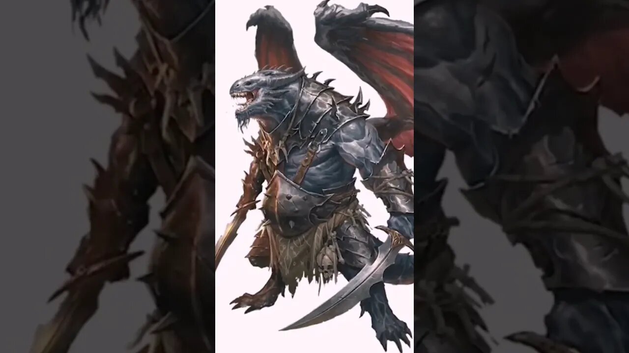Draconianos: a prole corrompida dos dragões. Repost de um dos vídeos mais assistidos do canal.