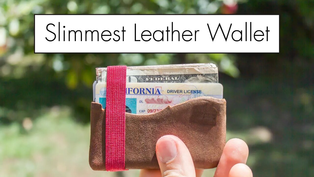 Making the Slimmest Leather Wallet