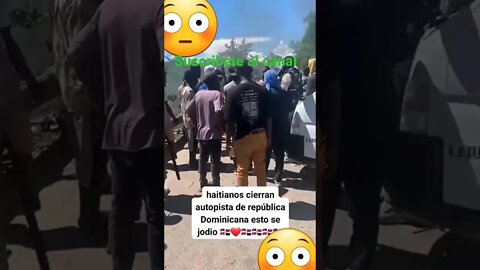 mira lo que isieron los haitianos ala calle que andan los dominicanos