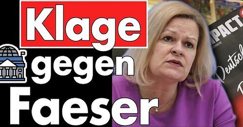 Klage gegen Faeser! Bei Compact-T-Shirt Beschlagnahmung findet Messerattacke nur 100m weiter statt!