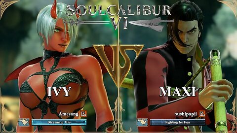 SoulCalibur VI — Amesang (Ivy) VS sushipapii (Maxi) | Xbox Series X Ranked