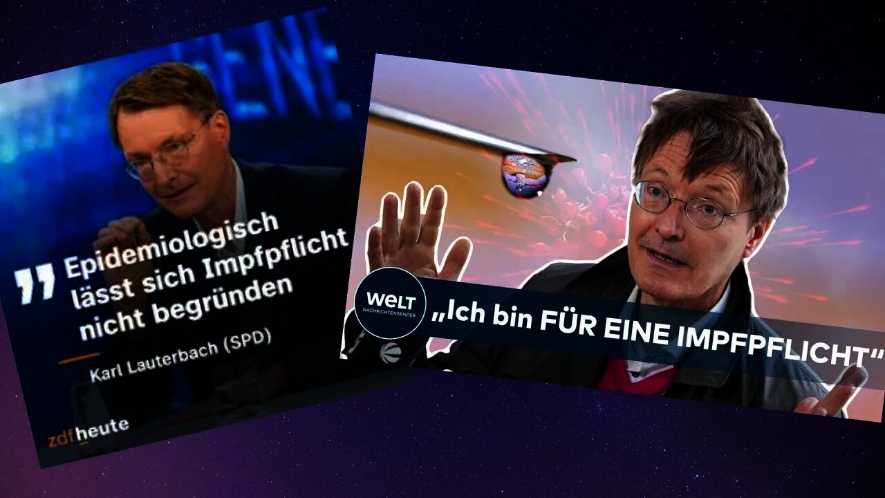 X-Perte Lauterbach zu Boostern & Impfpflicht.