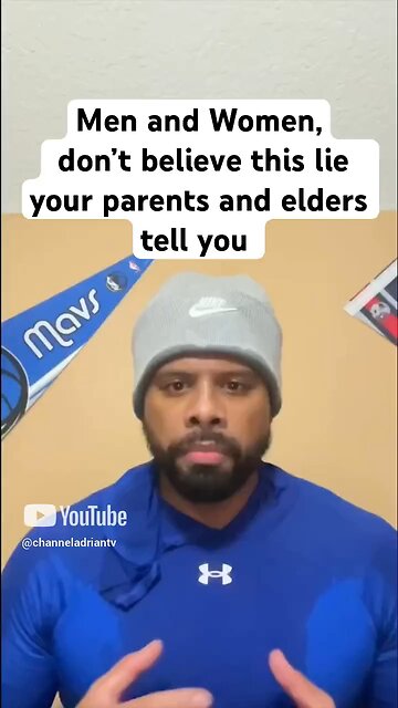 Men and Women, don’t believe this lie your parents and elders tell you #fitness #motivation #goals