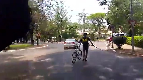 Assessor de deputado federal tenta atropelar ciclistas na Asa Sul