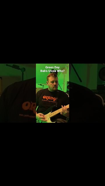 Green Day - Bab’s Uvula Who? Guitar Cover (Part 1) - Fender American Custom Stratocaster