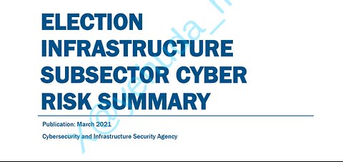 CISA 2020 Election Report Hidden From Public, Proves It Was NOT The Most Secure Election In History