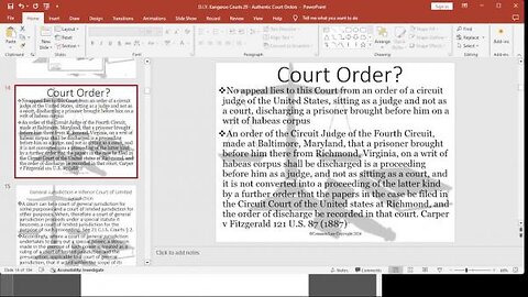 Authentic Court Orders Part 1