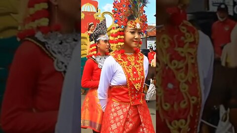 Kreasi Merah Putih Tanpa Batas. Karnaval Agustus HUT RI ke 77 Pagar alam.
