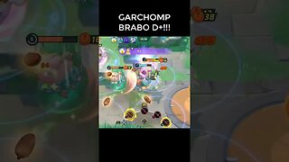 GARCHOMP BRABO D+ 😱😤😱POKÉMON UNITE #shorts
