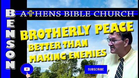 Not an Enemy but Brother | 2 Thessalonians 3:12-18 | Athens Bible Church