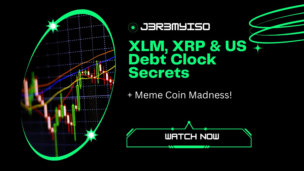 XLM and XRP Why I'm Not Worried + US Debt Clock Secret Message