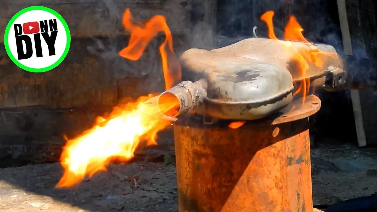 DIY 2 Stroke Exhaust Carbon Build Up Burnout