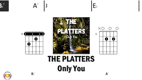 THE PLATTERS Only You - FCN Guitar Chords & Lyrics HD