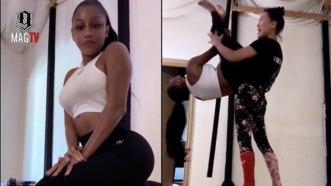 Gunna's Ex Jai Nice Tries The Floating Pole Lift & Things Go Left! 😱