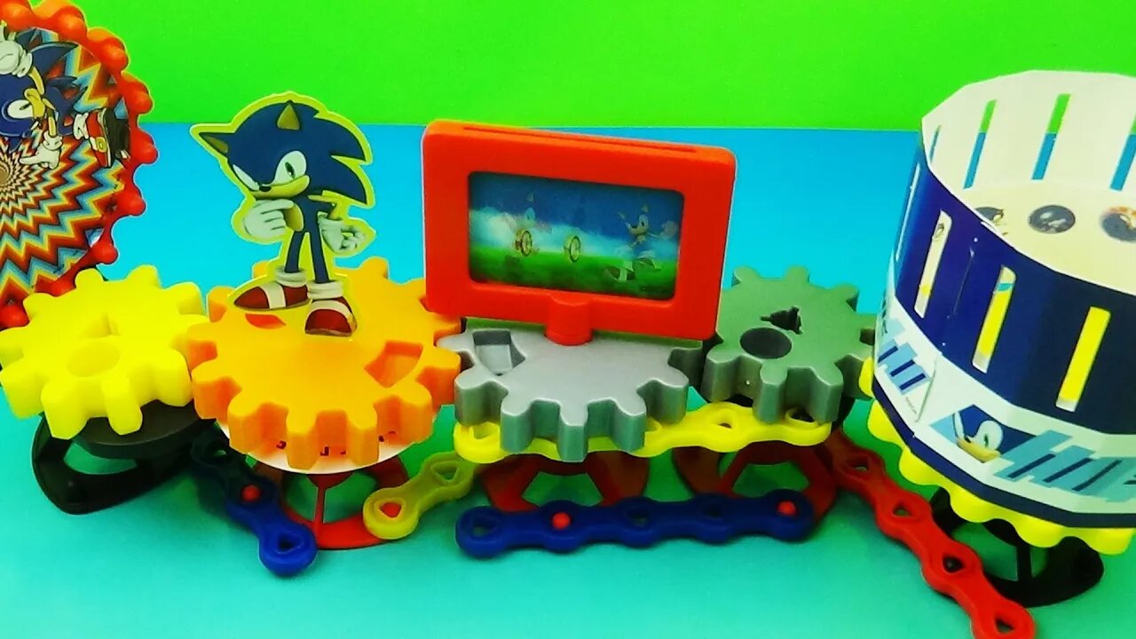2018 SONIC THE HEDGEHOG SET OF 4 SUBWAY COLLECTORS BUILDING TOYS PLAYSET VIDEO REVIEW