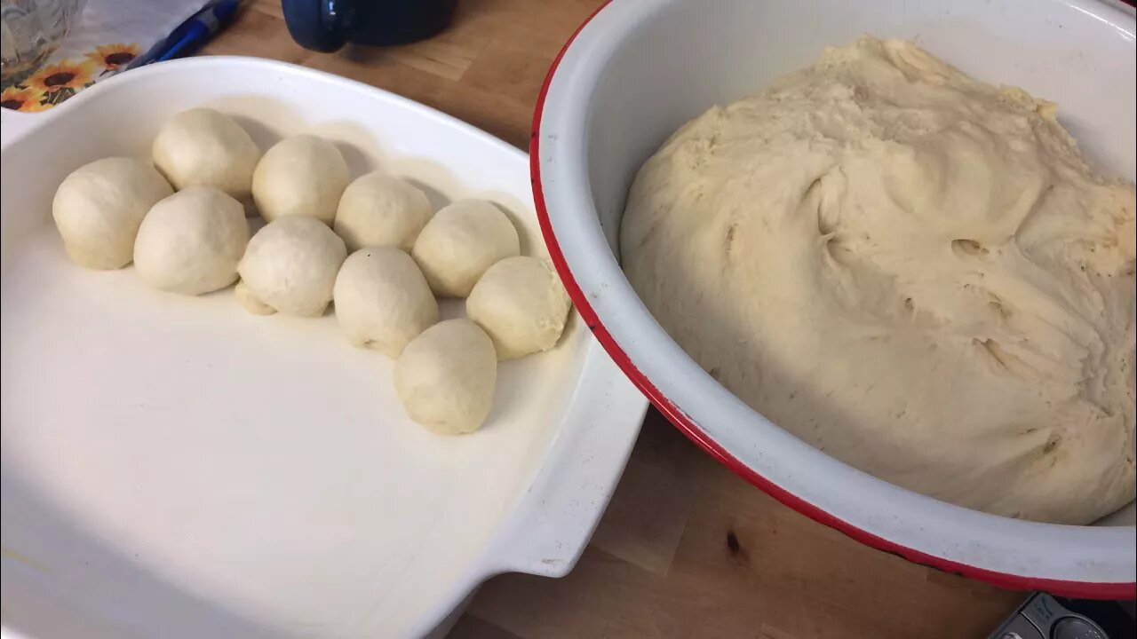 Happy thanksgiving! And making yeast rolls