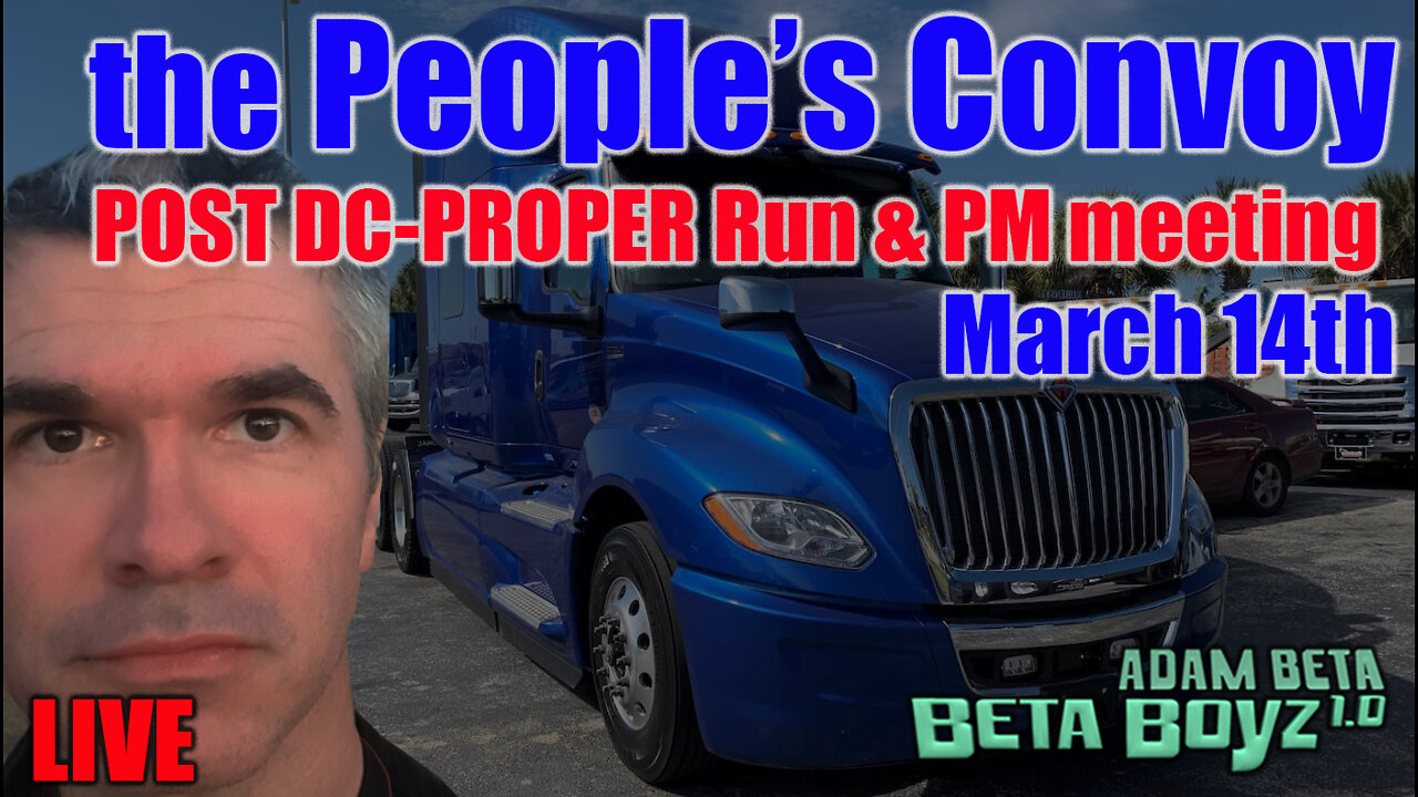 Lib2Liberty POST DC 'Proper' Run & PM meeting March 14th Honk Heard Round the World